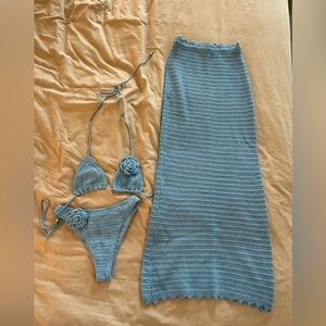 Meshki Swim Bikini SET with matching skirt